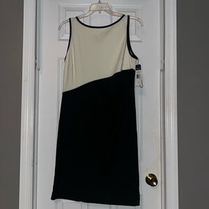 CHAPS two-tone dress, never worn, tags still on